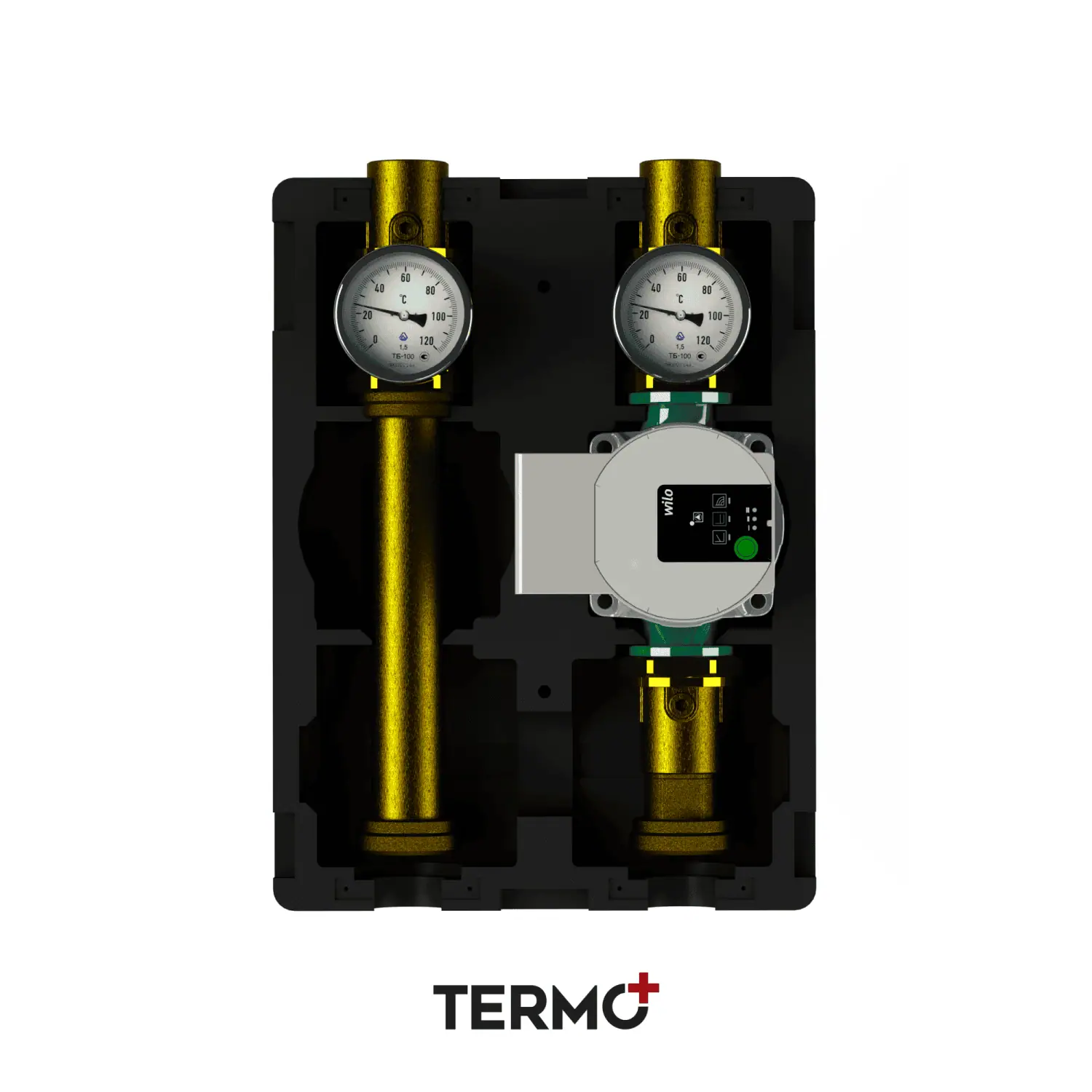 Grup de pompare simplu dn25 cu pompa wilo para 25/6 Termo+