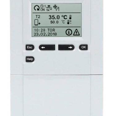 Controler solar avansat Seltron SGC26H cu 3 senzori alb