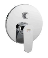 Baterie de dus cu deviator incorporat monocomanda crom Luca