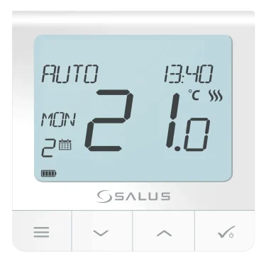 Termostat smart SQ610 Quantum Salus 230 V alb