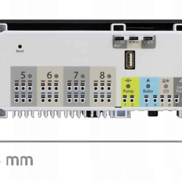 Centru de comanda wireless cu 8 zone pentru incalzirea in pardoseala Salus KL08RF 230V