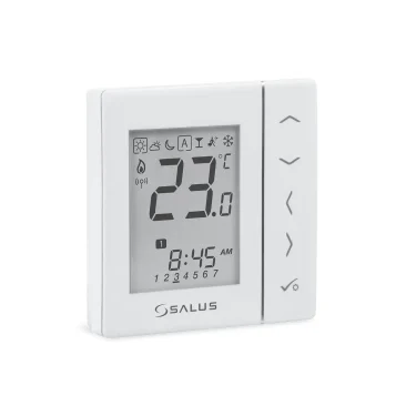 Termostat wireless programabil cu montare în doză 230V Salus alb