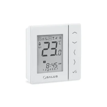 Termostat programabil RF cu baterii alb Salus