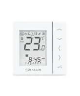 Termostat programabil RF cu baterii alb Salus