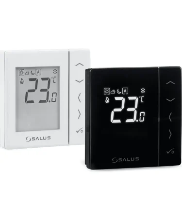 Termostat neprogramabil, montaj în doză, butoane tactile, negru , VS35B