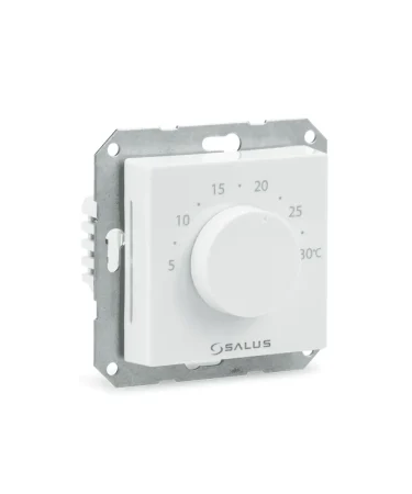 Termostat cu buton rotativ, 230V, fără ramă aparat BTR230