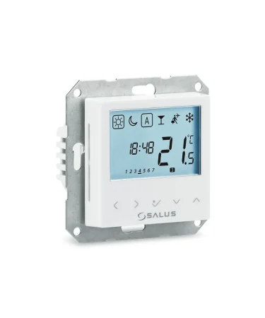 Termostat programabil, 230V, butoane tactile, fără ramă aparat