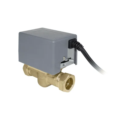 Vană motorizată cu 3 căi și micro-contact, filet 1''