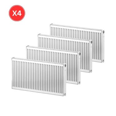 Radiatoare din aluminiu pentru încălzire centrală, set de 4, performanță eficientă și durabilitate.