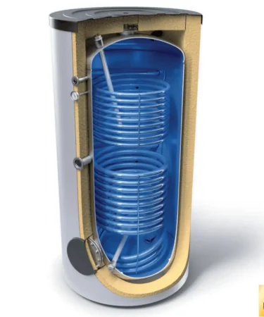 Boiler stativ 500L cu 2 serpentine Tesy