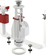 Chrom mecanism WC dublă apăsare + flotor 3/8'' ALCA