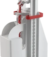 Mecanism WC dublă apăsare, buton cromat, ALCA