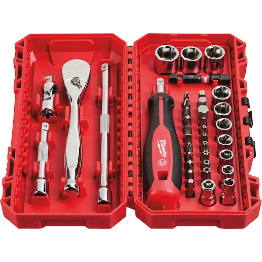 Set de chei tubulare 1/4", 38buc - imagine 2