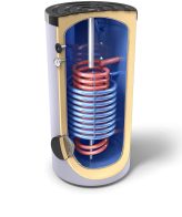 Boiler indirect cu 2 serpentine in paralel 200L Tesy