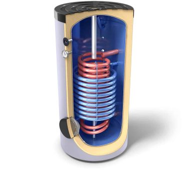 Boiler indirect cu 2 serpentine in paralel 200L Tesy