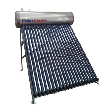 Panou solar BlauTech 20 tuburi vidate, rezervor inox presurizat 160 L – apă caldă menajeră