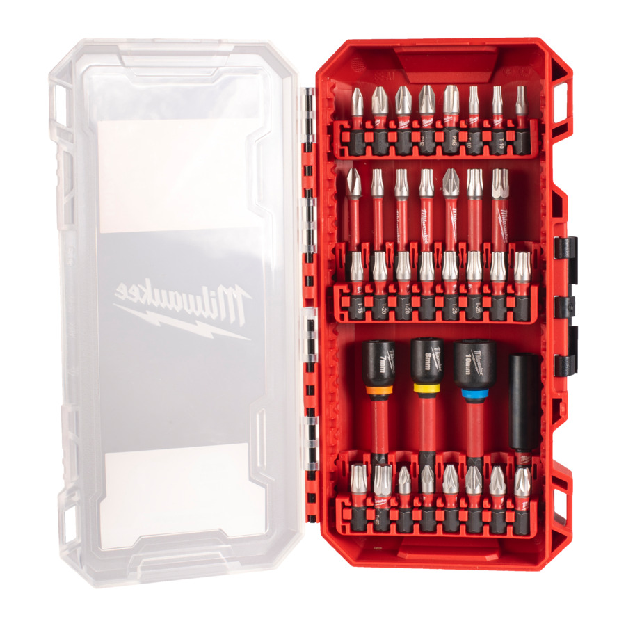 Set de 35 biti si tubulare SHOCKWAVE | Milwaukee Profesional