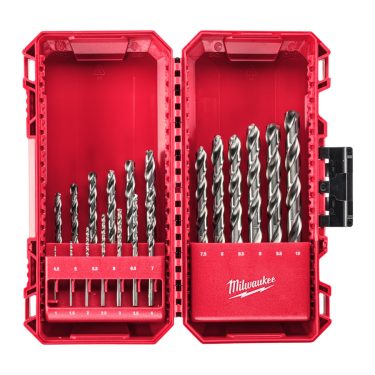 Set de burghie pentru metal rectificate din338, ø1.0-10.0mm 19buc Milwaukee