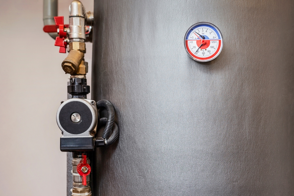 puffer care stocheaza energia pentru centrala pe lemn