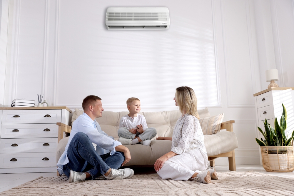 familie care a ales aerul conditionat potrivit pentru o camera de 30 mp